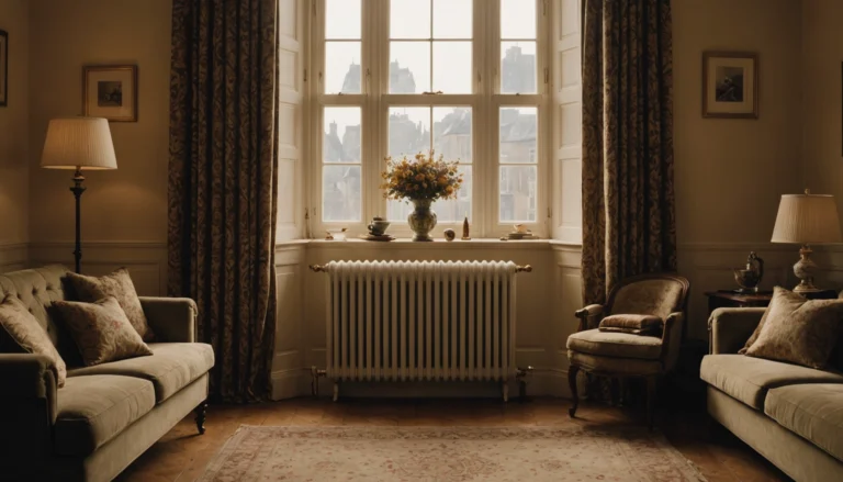 rideau devant radiateur