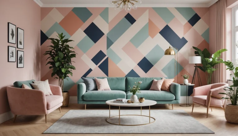 tapeten trends 2023 wohnzimmer