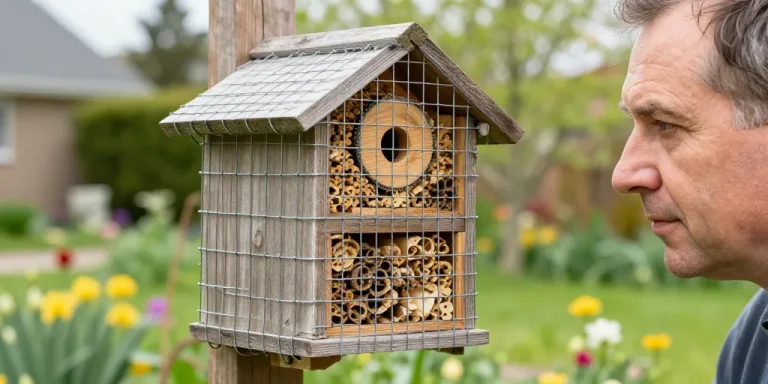 Welches gitter für insektenhotel